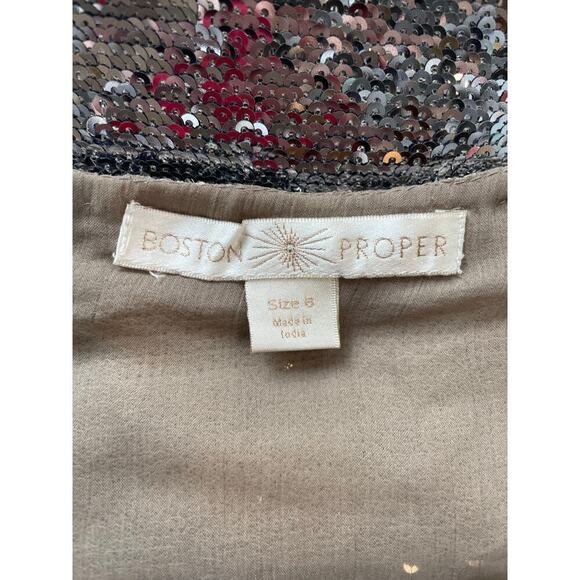 Boston Proper sequin tank. Size 6 - Picture 5 of 5